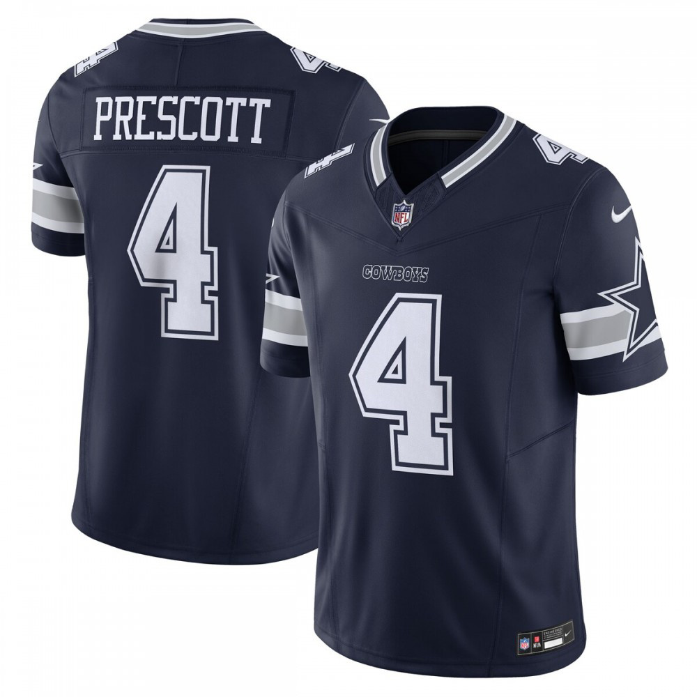 Dak Prescott Dallas Cowboys Nike Vapor F.U.S.E. Limited Jersey - Navy-GridironStore